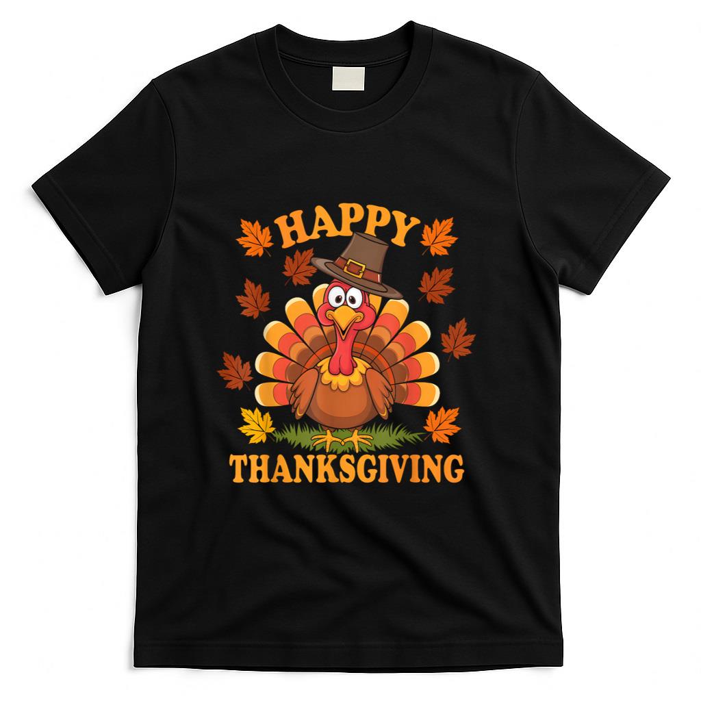 Happy Thanksgiving Funny Turkey Family Dinner Thanksgiving T-Shirt