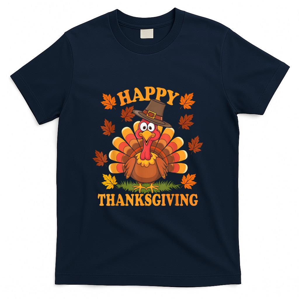 Happy Thanksgiving Funny Turkey Family Dinner Thanksgiving T-Shirt