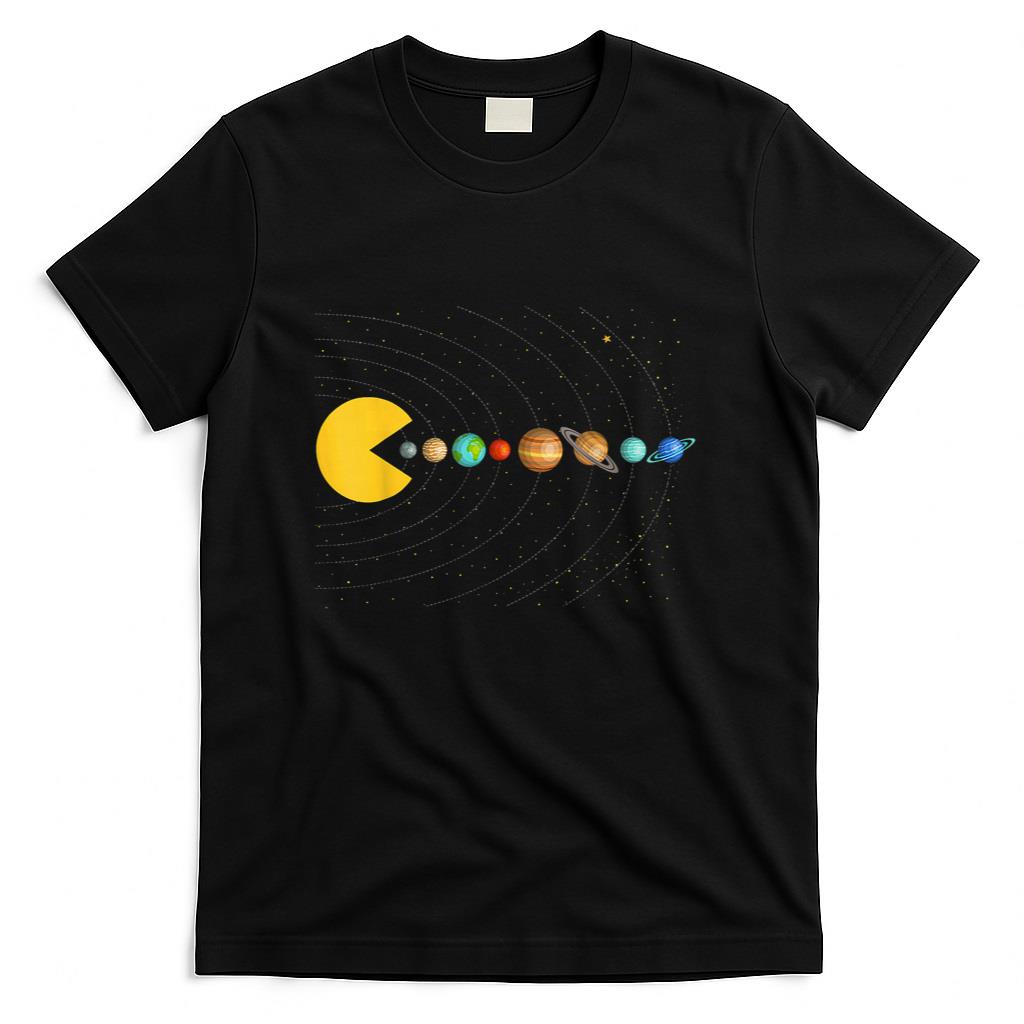 Solar System Astronomy Space Video Games Funny Gifts Graphic T-Shirt