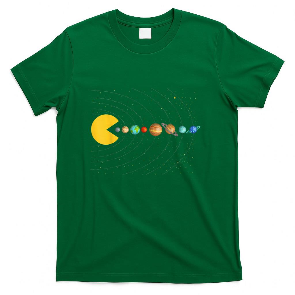 Solar System Astronomy Space Video Games Funny Gifts Graphic T-Shirt