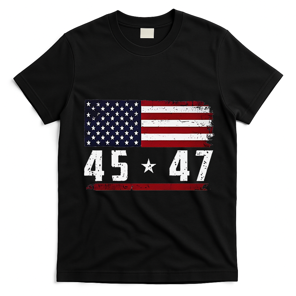 45 47 Trumpt Gift T-Shirt - Black