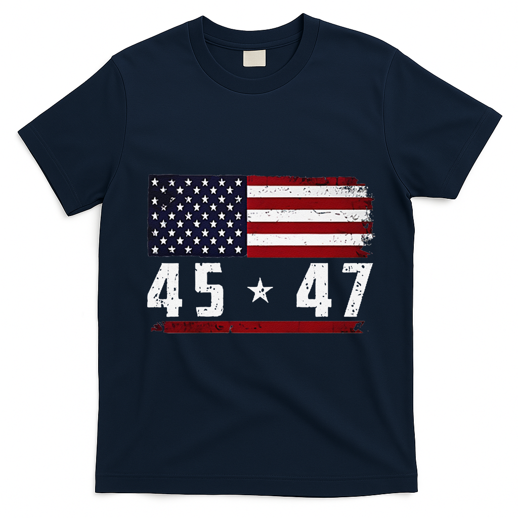45 47 Trumpt Gift T-Shirt - Navy Blue
