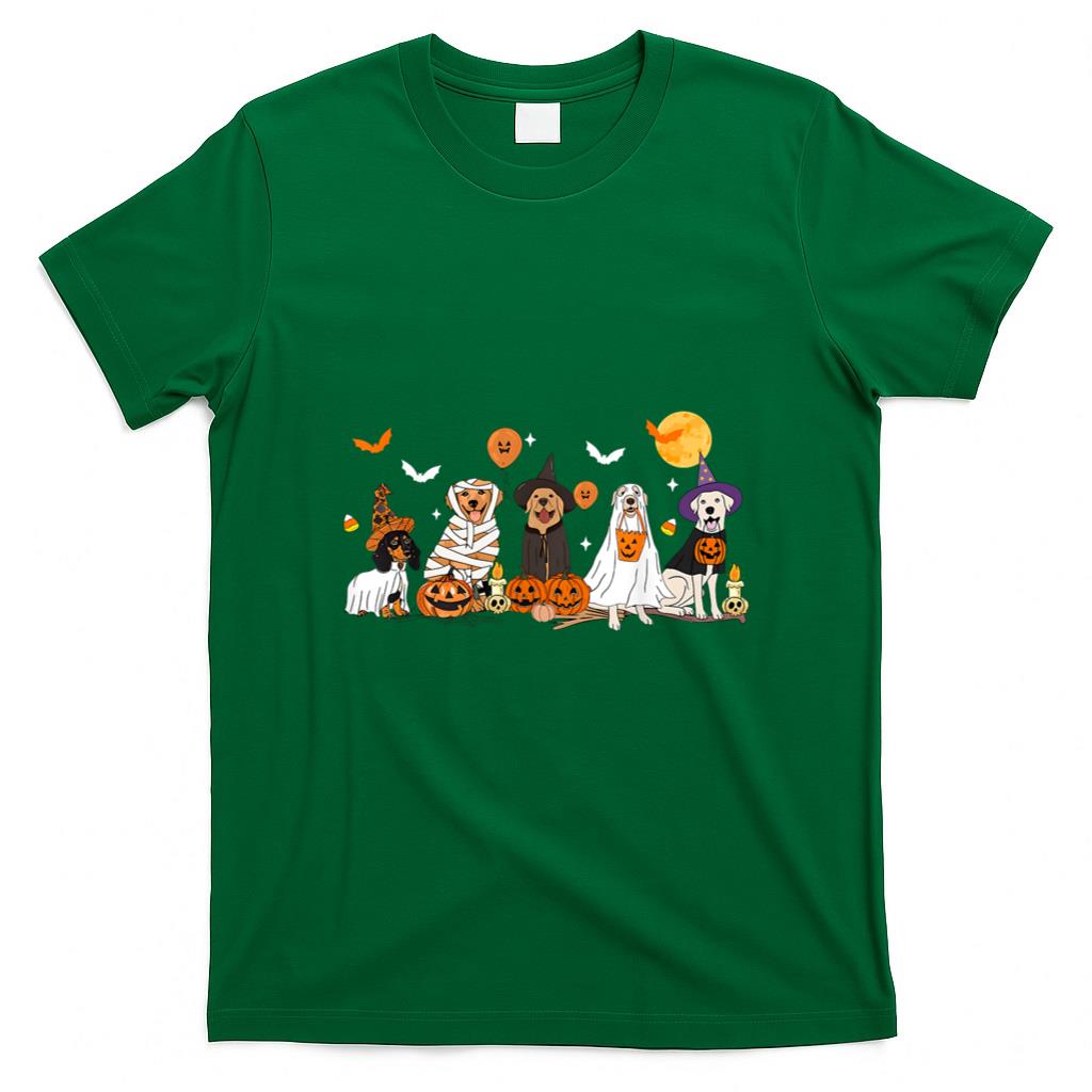 Halloween Shirt - Dog Ghost Witch Mummy Halloween Costume Men Women Boy Girl T-Shirt