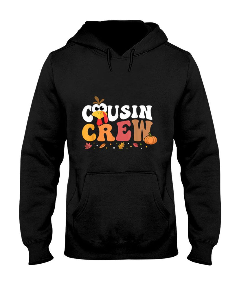 Cousin Crew Thanksgiving Family Matching Turkey Day Fall T-Shirt