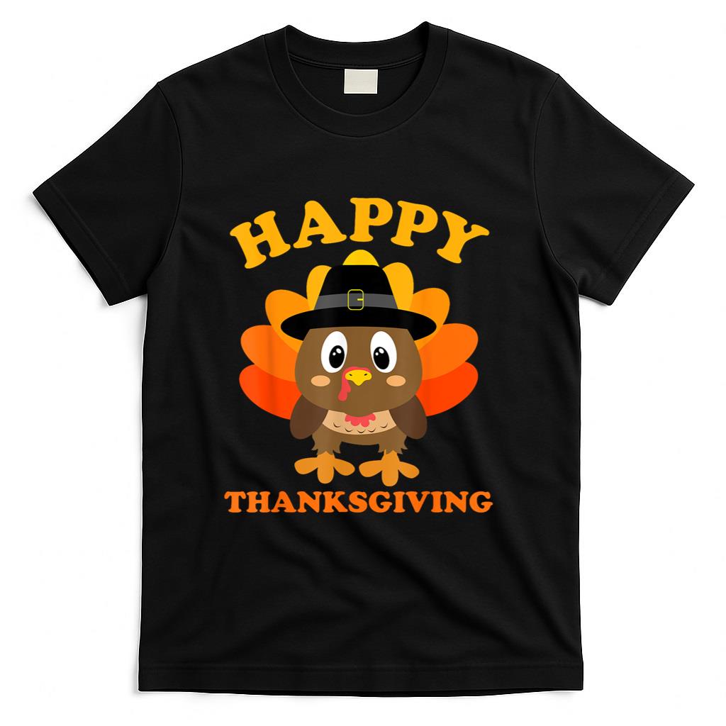 Happy Thanksgiving Shirts Women Boys Girls Kids Outfit Gifts T-Shirt