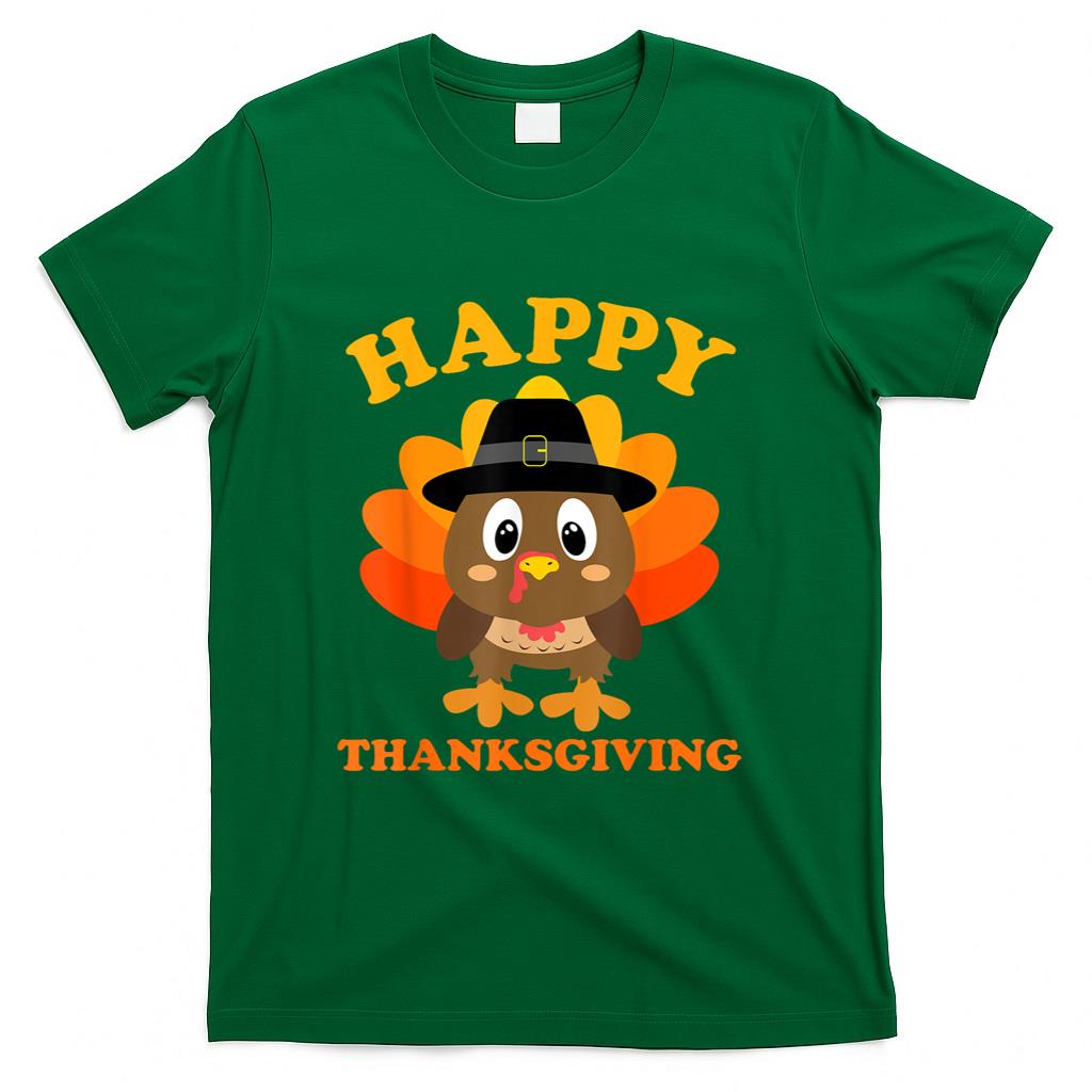 Happy Thanksgiving Shirts Women Boys Girls Kids Outfit Gifts T-Shirt
