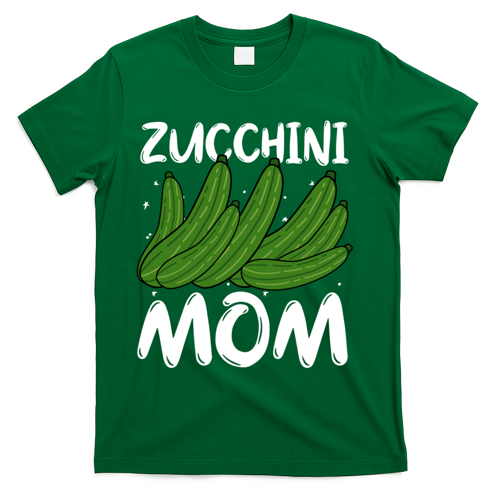 Funny Zucchini Mom Vegetable Mothers' Day Gardener Lover Gift T-Shirt