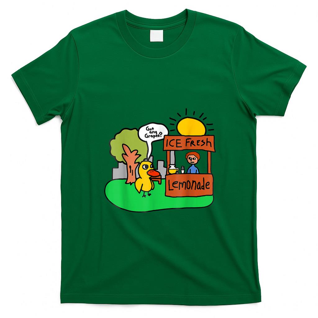 Funny Tees - Ice Fresh Lemonade Got Any Grapes Duck Funny Gift T-Shirt