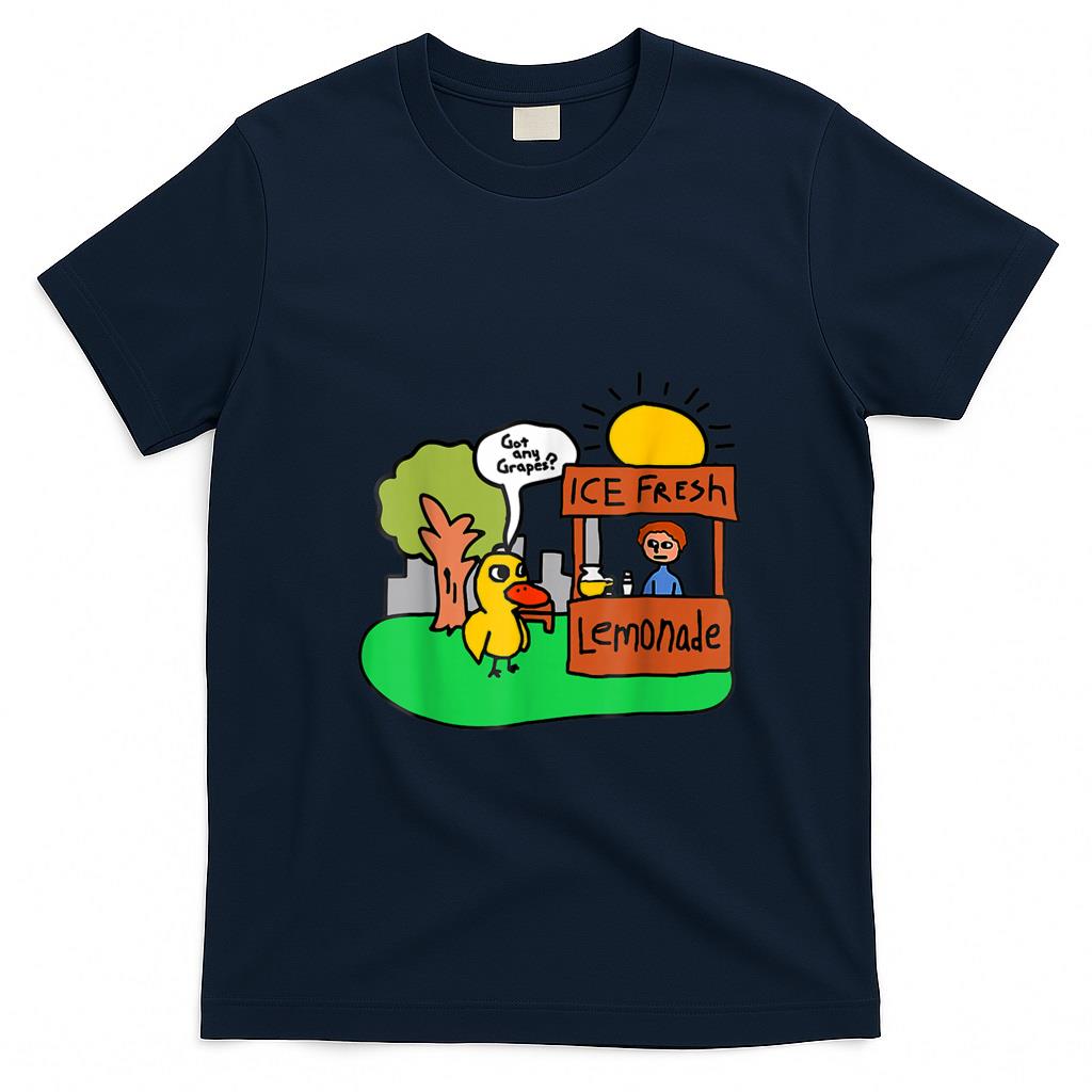 Funny Tees - Ice Fresh Lemonade Got Any Grapes Duck Funny Gift T-Shirt