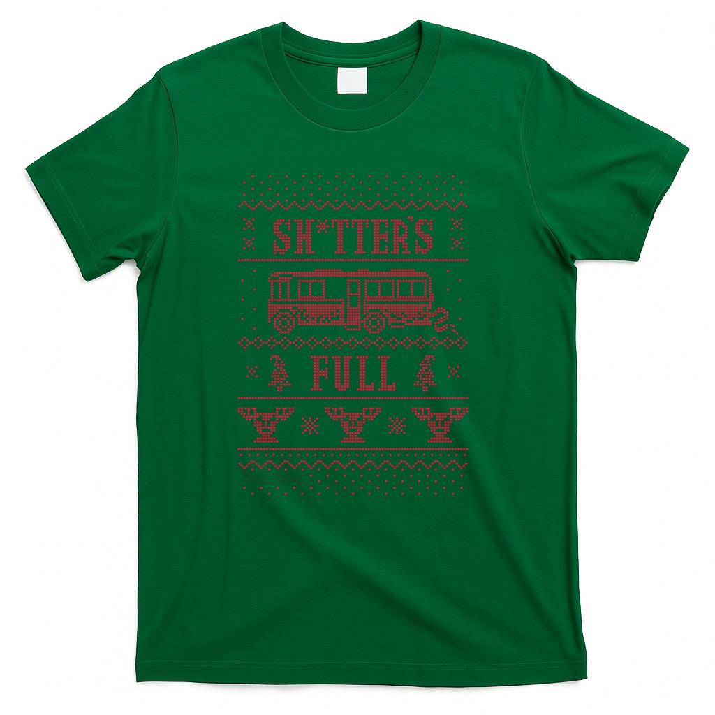 Christmas Vacation Full RV Sweater Print Holiday Movie Long Sleeve T-Shirt