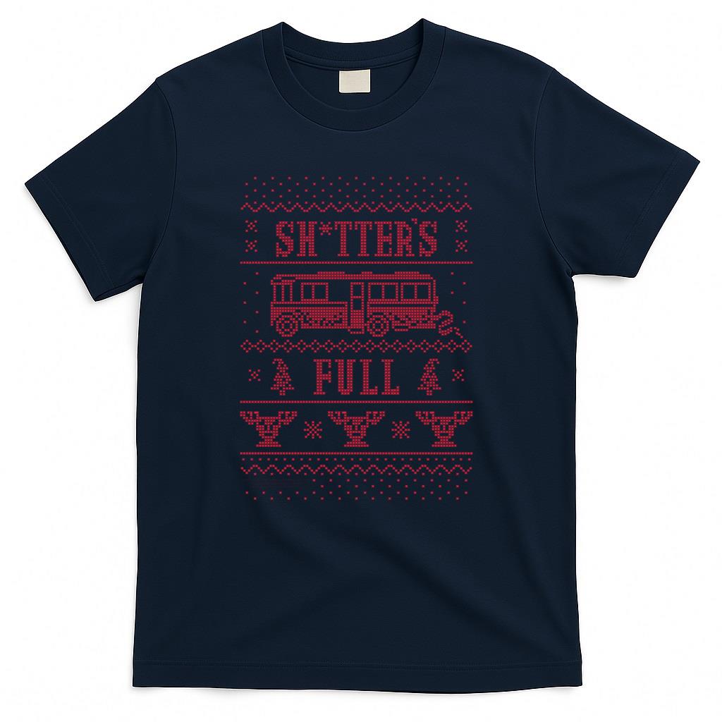 Christmas Vacation Full RV Sweater Print Holiday Movie Long Sleeve T-Shirt