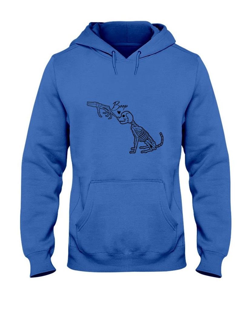 Pet Mom Halloween Shirt - Skeleton Hand Boop Skeleton Dog Halloween Pet Love Men Women T-Shirt
