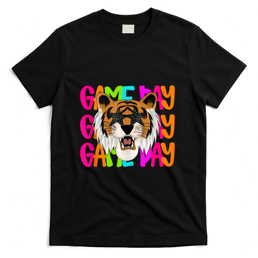Tiger Cool Touchdown American Football Game Day Thanksgiving Tank Top
