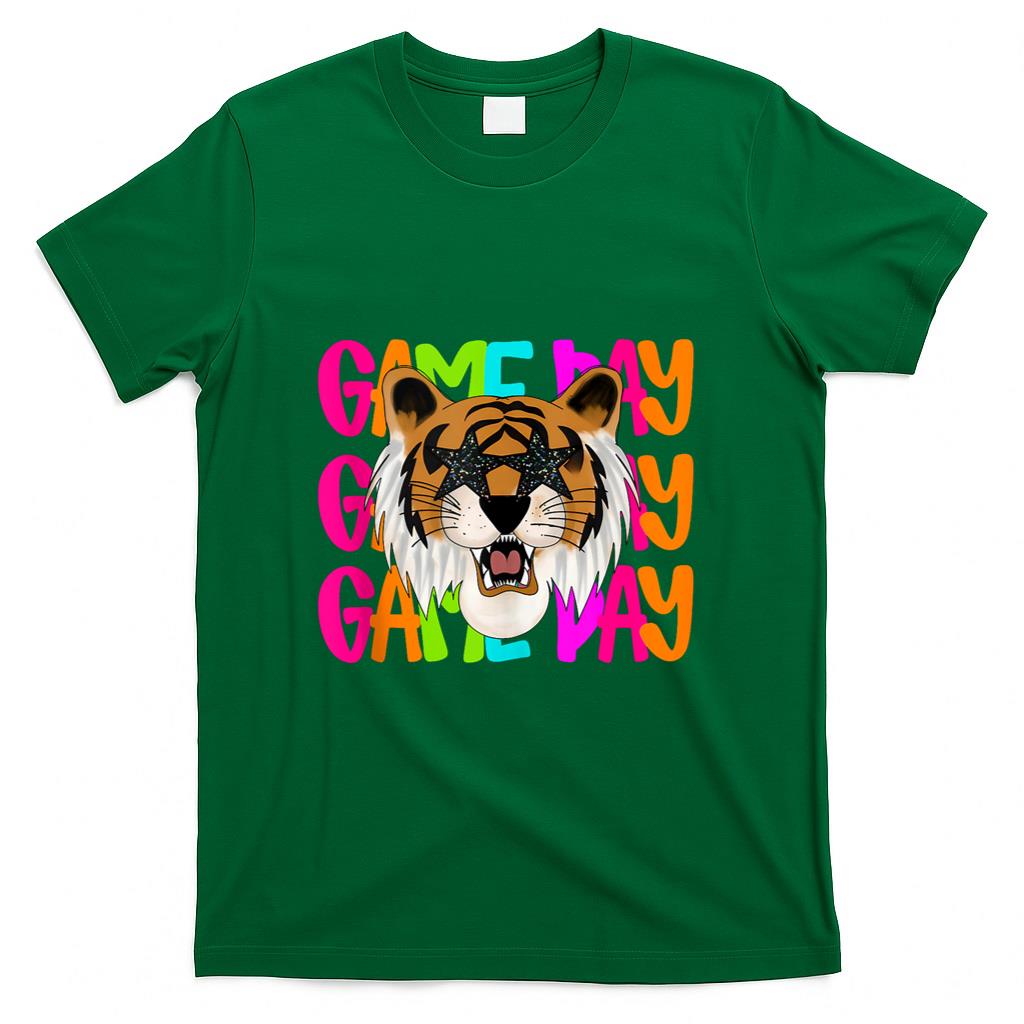 Tiger Cool Touchdown American Football Game Day Thanksgiving Tank Top