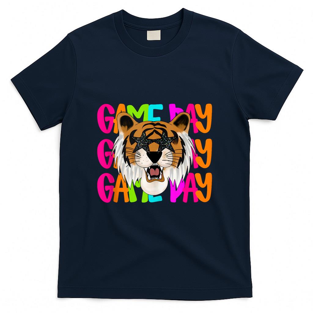 Tiger Cool Touchdown American Football Game Day Thanksgiving Tank Top