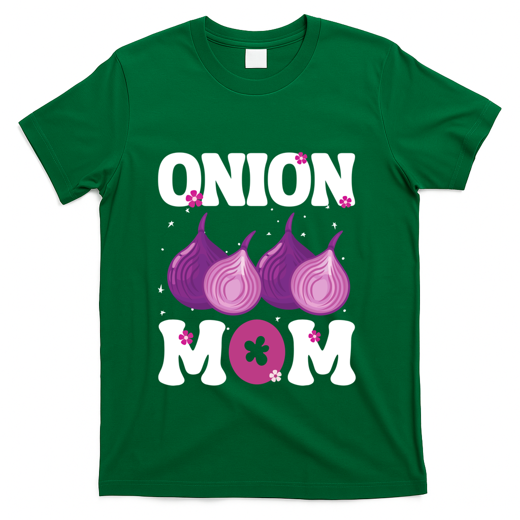 Funny Onion Mom Fruit Vegetable Mothers' Day Gardener Lover Great Gift T-Shirt