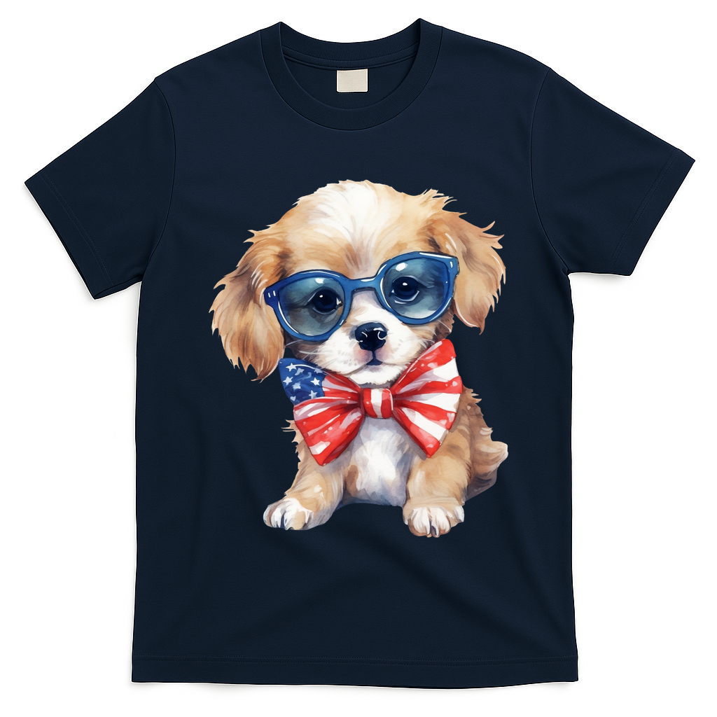 4th Of July Cute Dog Lover T-Shirt