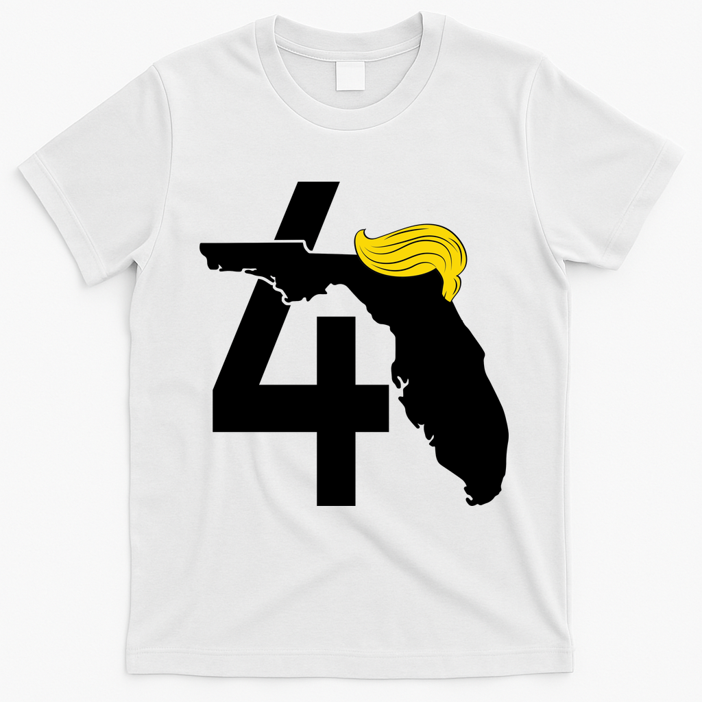 47th President Donald Trump Florida State T-Shirt - White