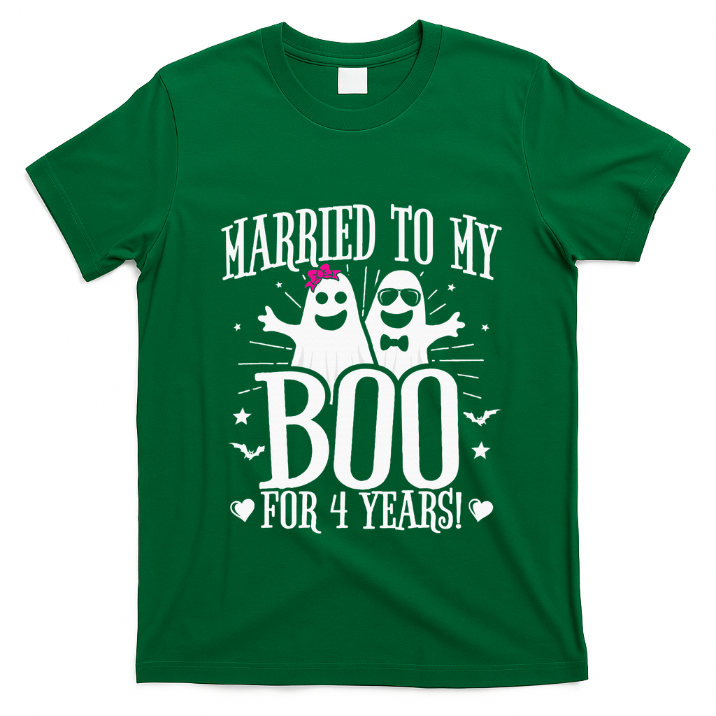 4th Wedding Anniversary October 4th Anniversary T-Shirt - Irish Green