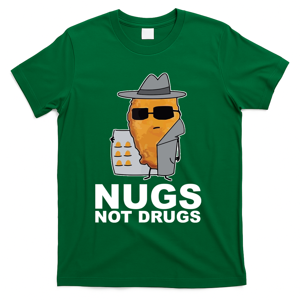 Funny Chicken Nuggets Nugs Not Drugs T-Shirt