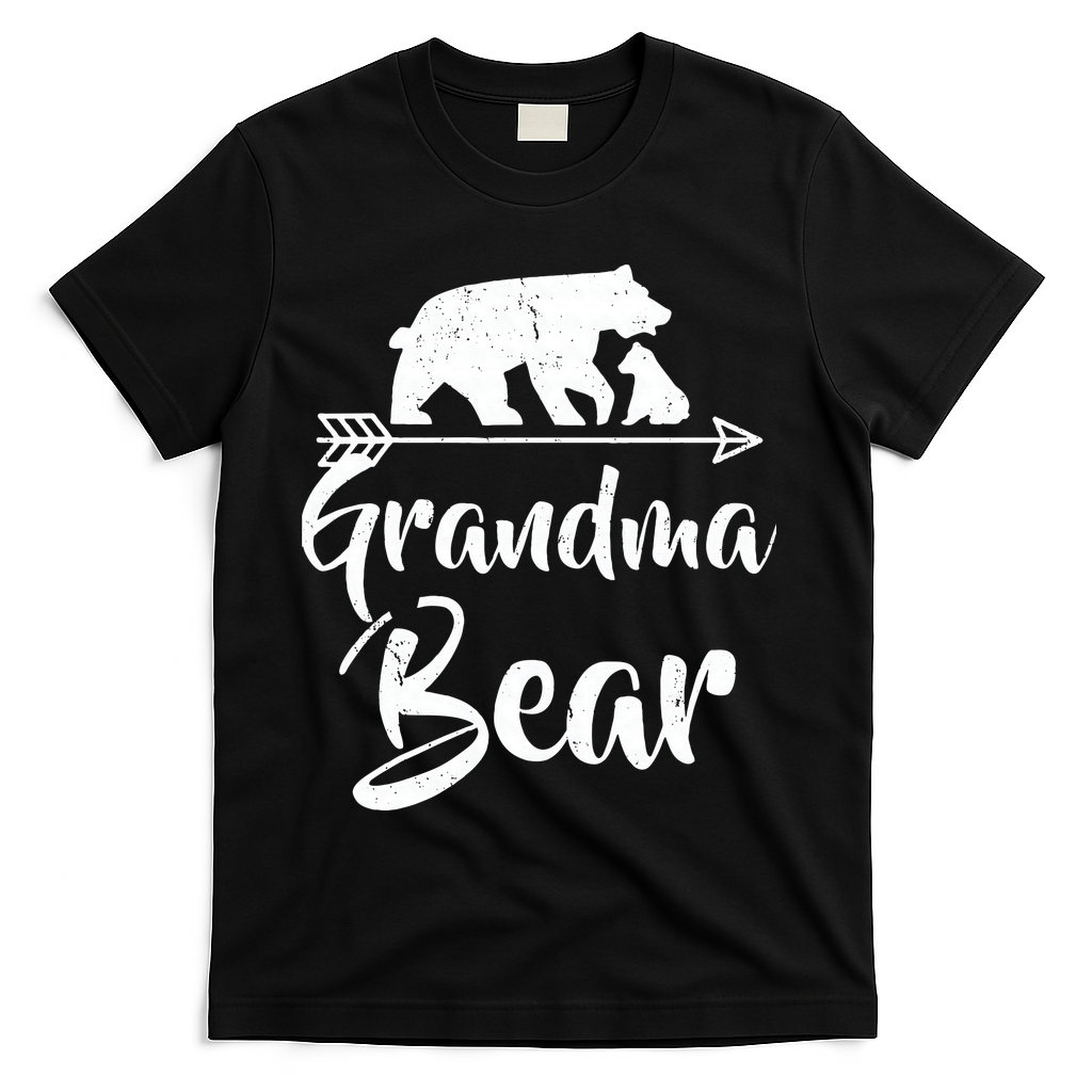 Grandma Bear Best Gift Mother's Father's Day T-Shirt