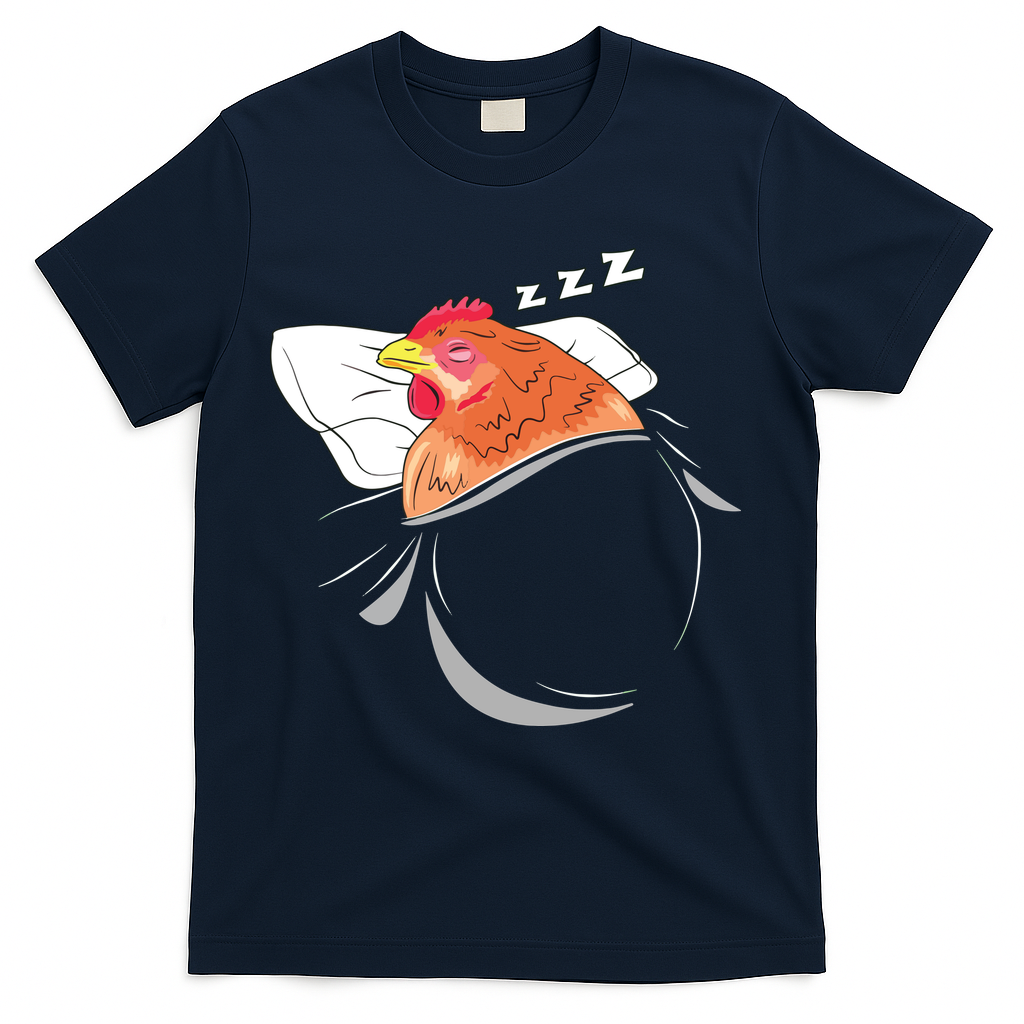 Chicken Sleeping Pajamas Nap PJs Outfit Farmer Gift Chicken T-Shirt