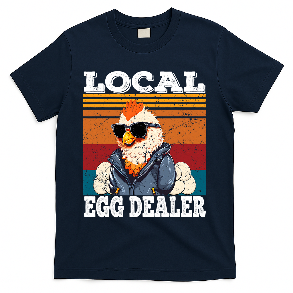 Local Egg Dealer Funny Egg Peddler Chicken Egg Farmer T-Shirt