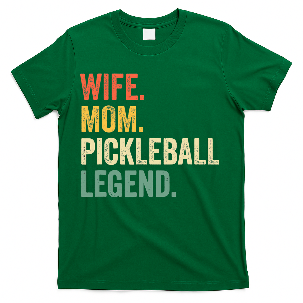 Pickleball Funny Wife Mom Legend Vintage Mother's Day T-Shirt