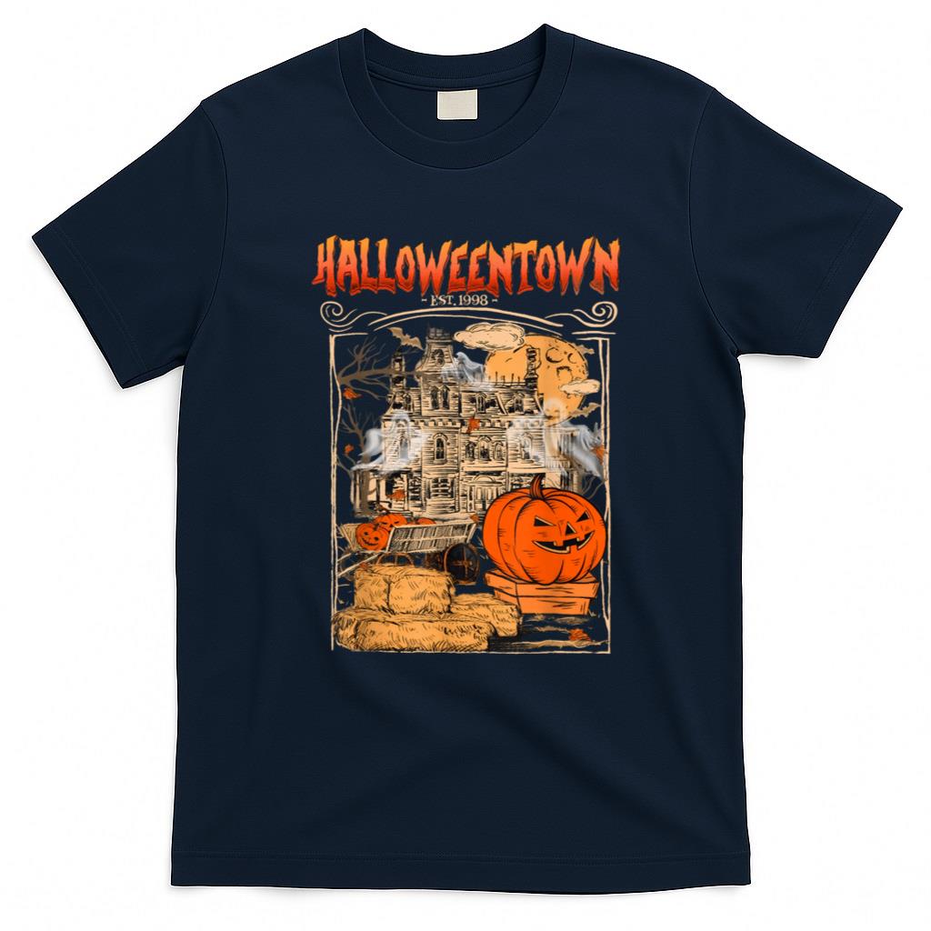 Halloween Shirt - Funny Halloween Pumpkin Town Ghost Friends Family Series T-Shirt
