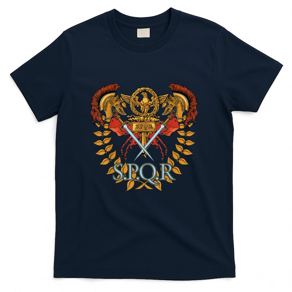 SPQR Ancient Rome Roman Empire Shirt Gift Christmas Birthday