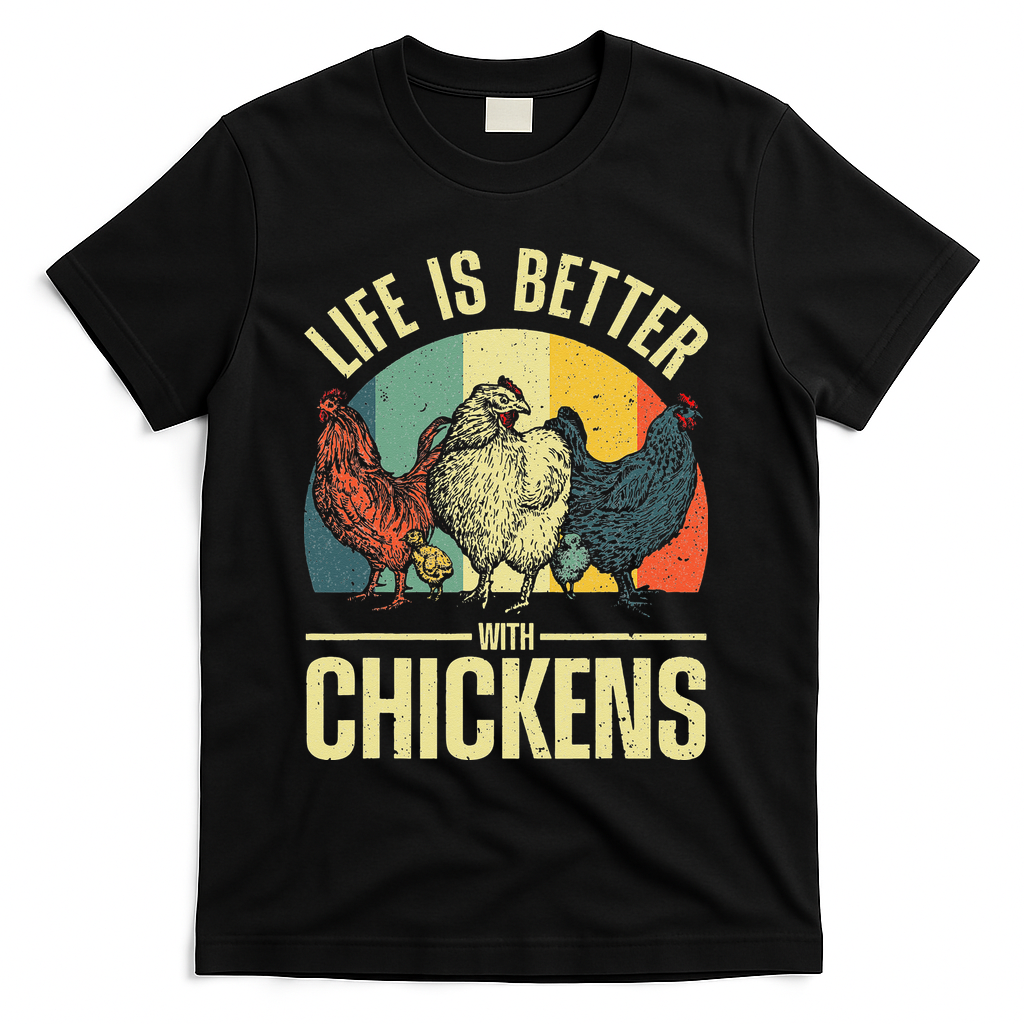 Cute Chicken For Wo Chicken Farmer Whisperer Lovers T-Shirt