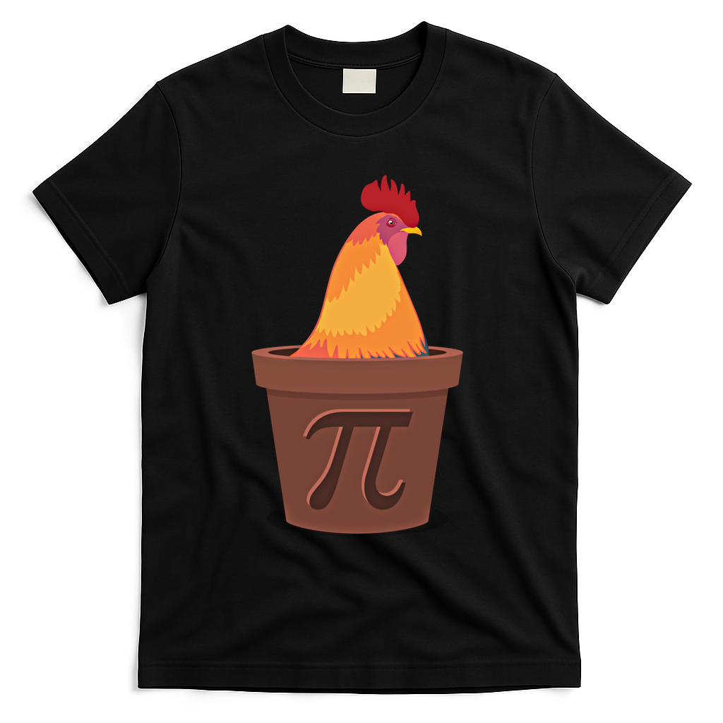 Chicken Pot Pie Pi Funny Math Cooking Gift T-Shirt