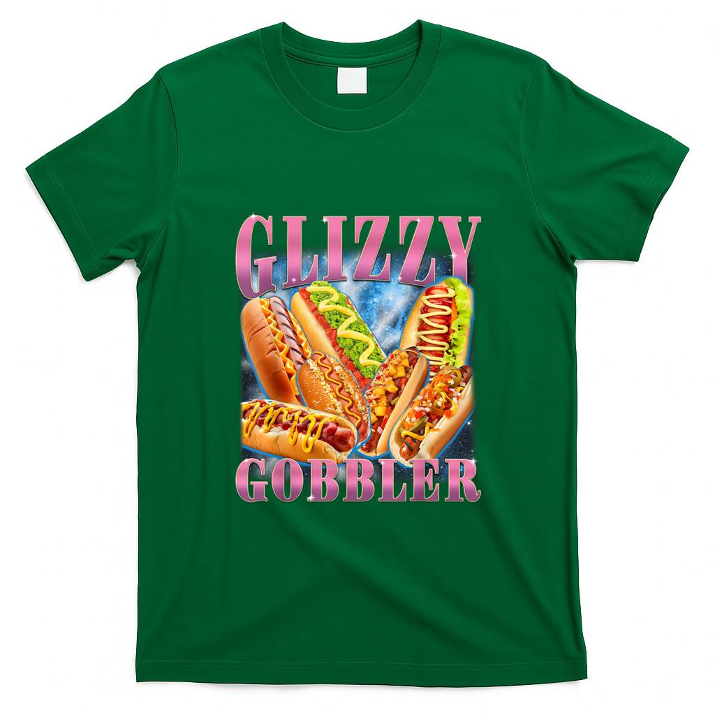 Funny Tees - Funny Glizzy Gobbler Meme Hilarious Hot Dog Glizzy Lovers T-Shirt