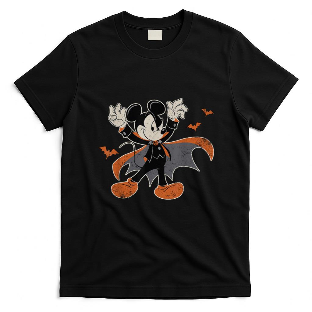 Halloween Shirt - Disney Mickey Mouse Spooky Dracula Costume Halloween T-Shirt