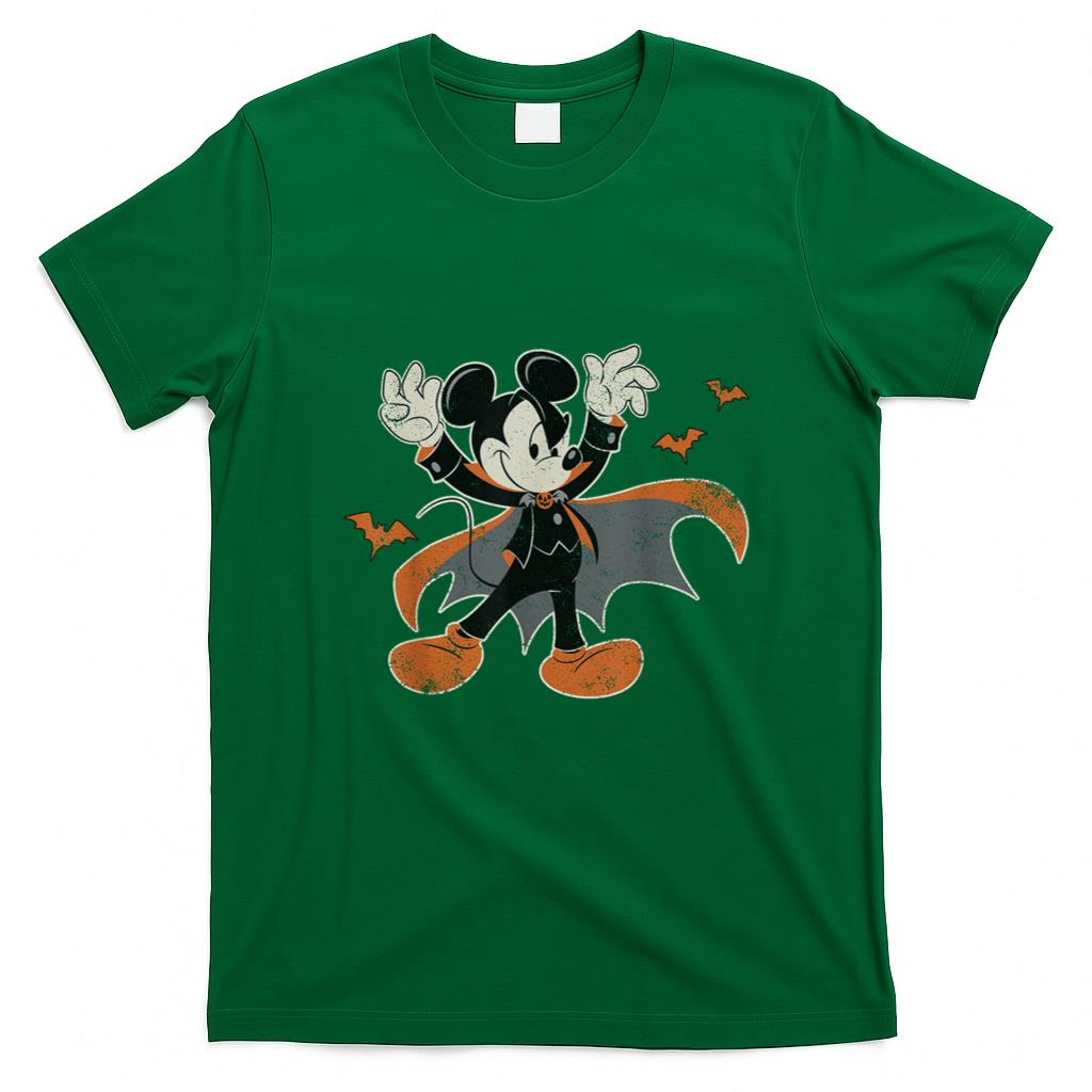 Halloween Shirt - Disney Mickey Mouse Spooky Dracula Costume Halloween T-Shirt