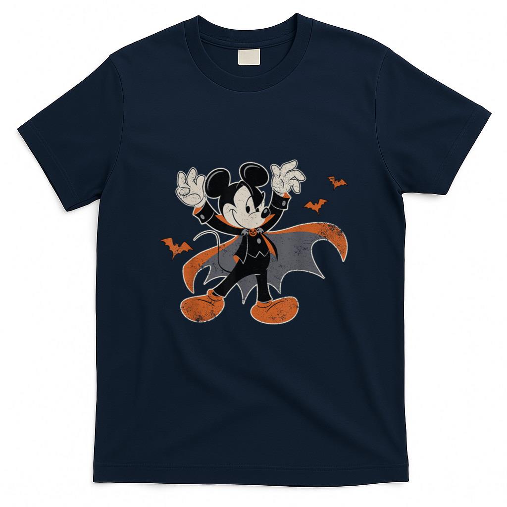 Halloween Shirt - Disney Mickey Mouse Spooky Dracula Costume Halloween T-Shirt