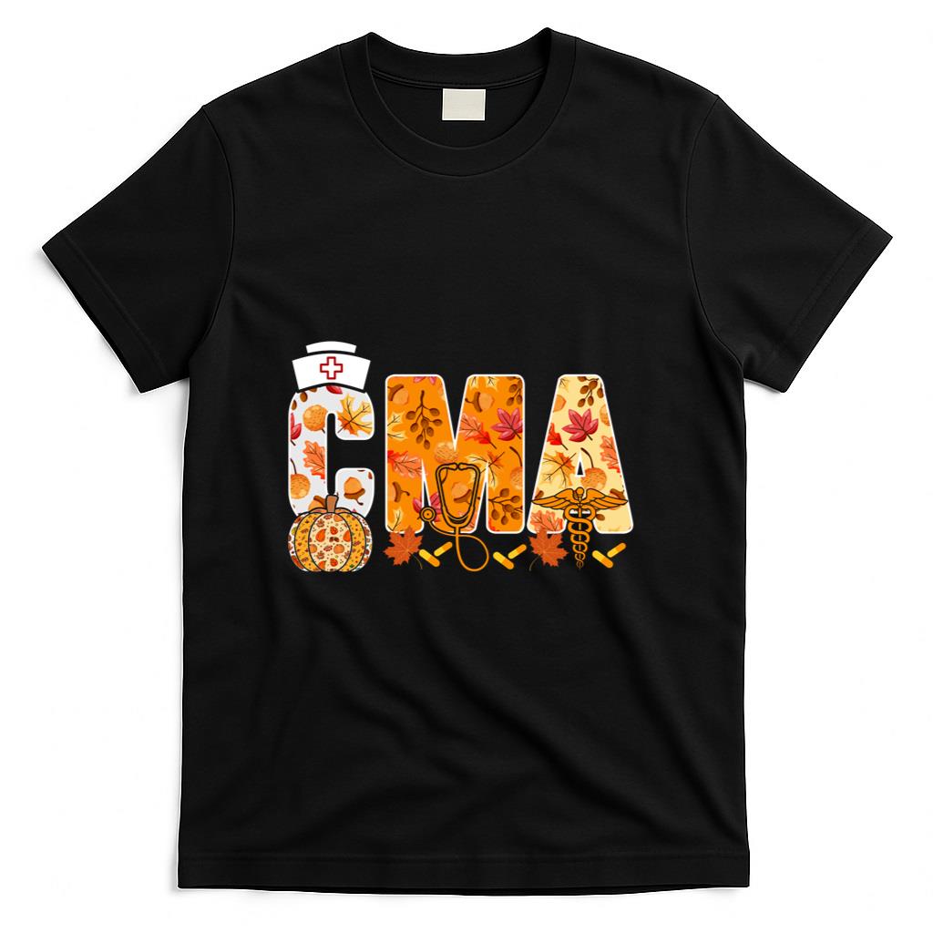CMA Autumn Leaves Thanksgiving Fall Medical Assistants Sweatshirt