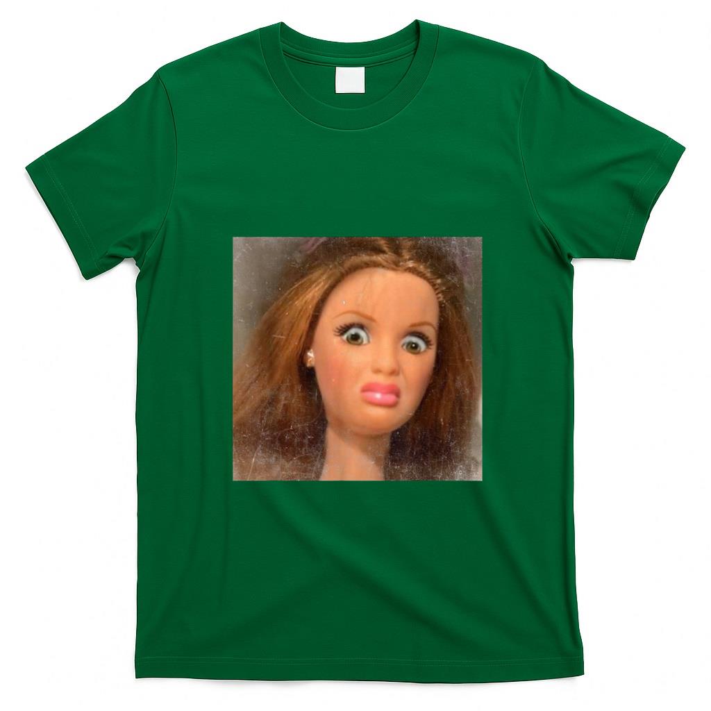Funny Tees - Funny Disgusting Doll face Meme T-Shirt