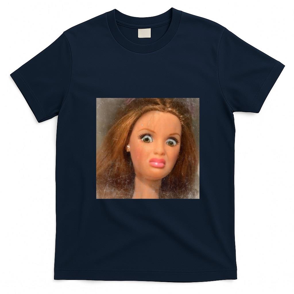 Funny Tees - Funny Disgusting Doll face Meme T-Shirt