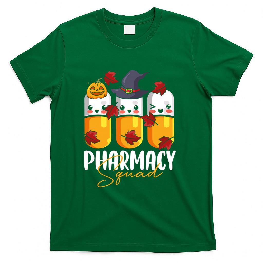Pharmacy Squad Pharmacist Pumpkin Fall Thanksgiving Long Sleeve T-Shirt