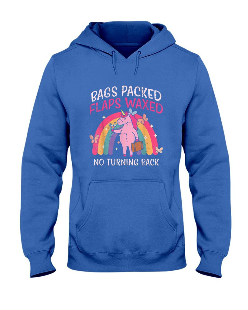 Funny Tees - Bags Packed Unicorn Funny Inappropriate Vacation Women T-Shirt