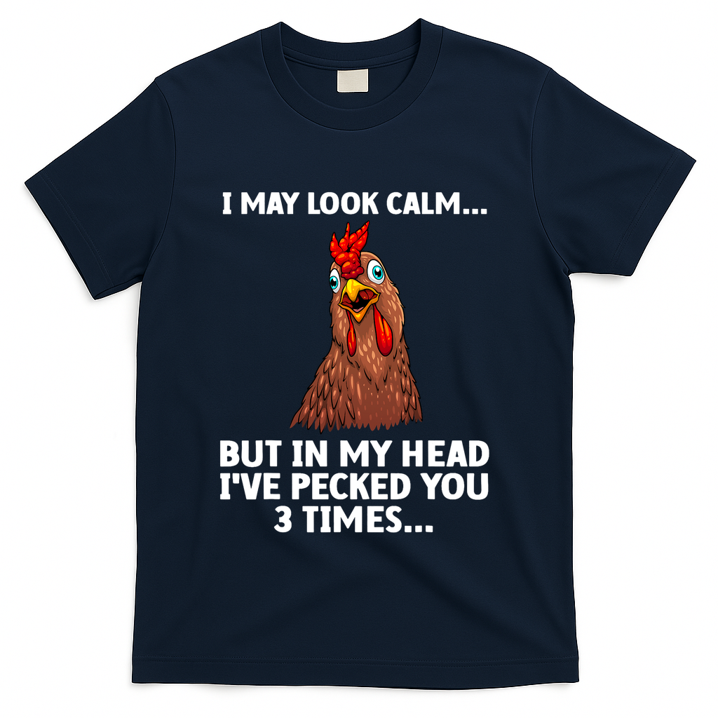 Funny Chicken Design Poultry Chicken Farmer T-Shirt