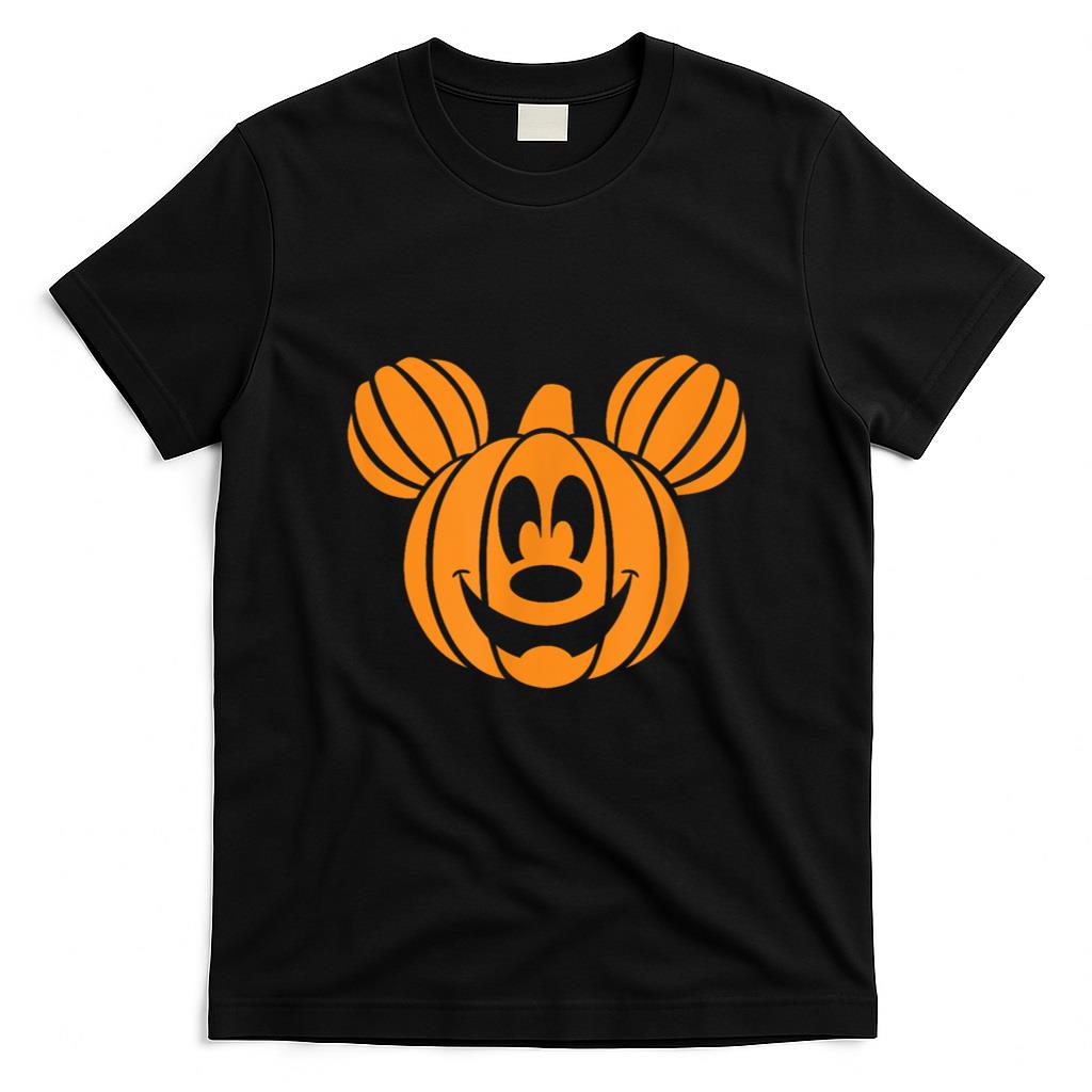 Halloween Shirt - Disney - Mickey Mouse Halloween Pumpkin head T-Shirt