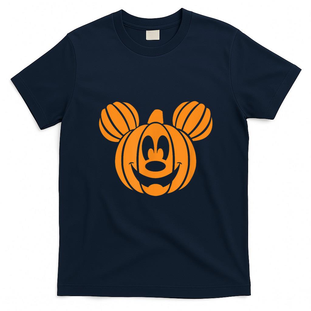 Halloween Shirt - Disney - Mickey Mouse Halloween Pumpkin head T-Shirt