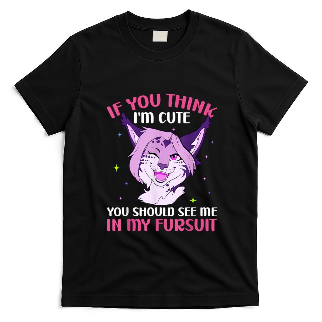 Funny Tees - You Should See Me In My Fursuit Furry Fandom Fursona Fox T-Shirt