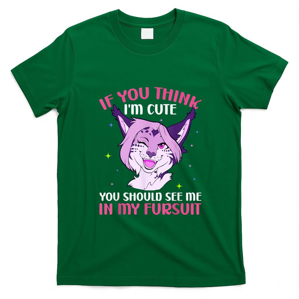 Funny Tees - You Should See Me In My Fursuit Furry Fandom Fursona Fox T-Shirt