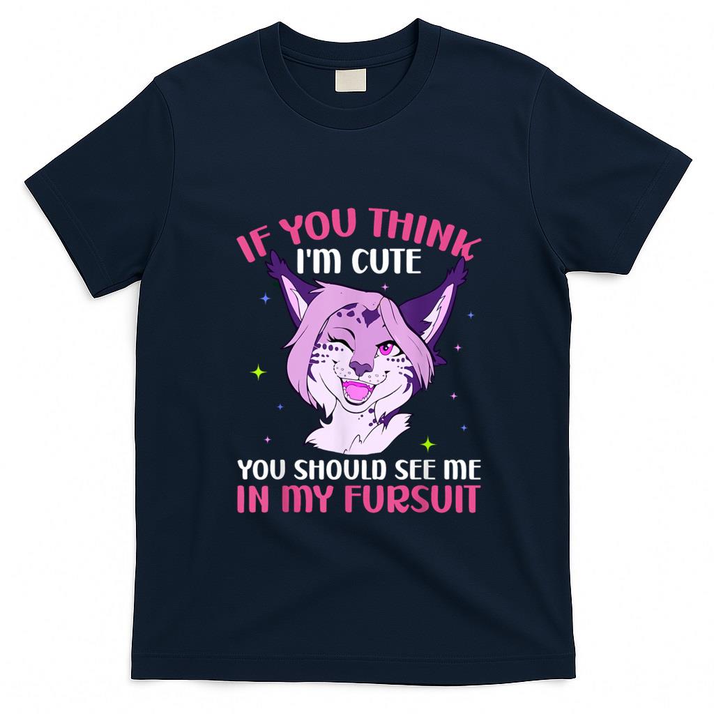 Funny Tees - You Should See Me In My Fursuit Furry Fandom Fursona Fox T-Shirt