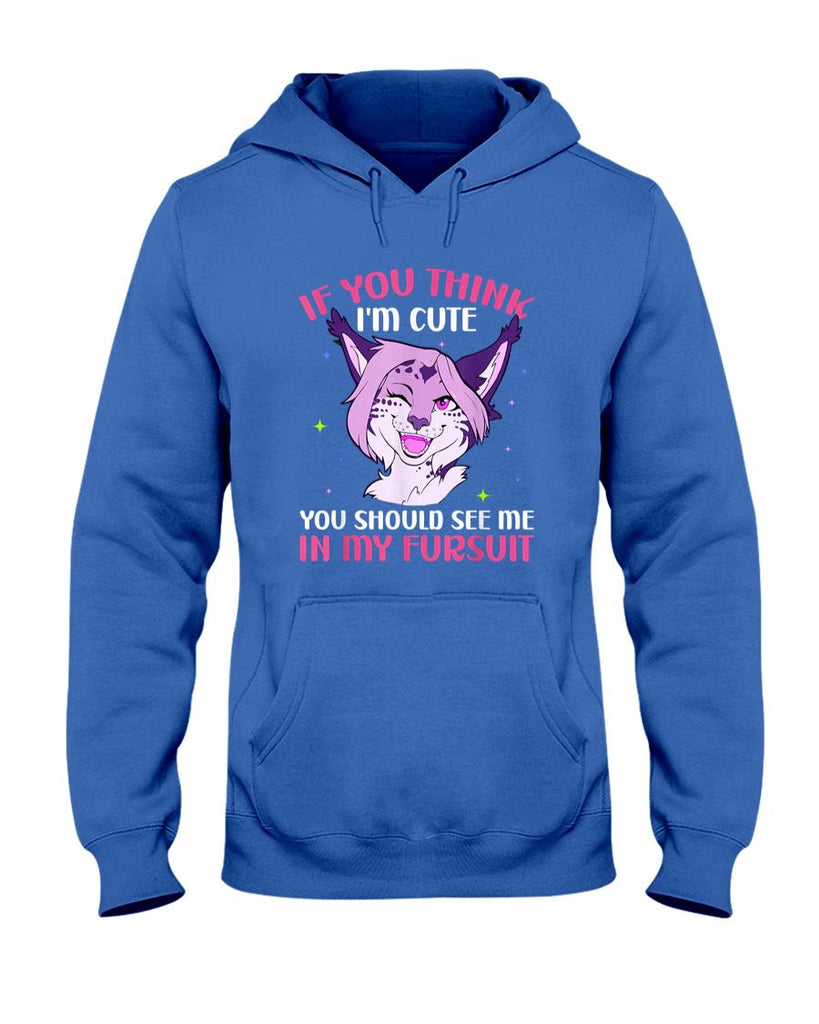 Funny Tees - You Should See Me In My Fursuit Furry Fandom Fursona Fox T-Shirt