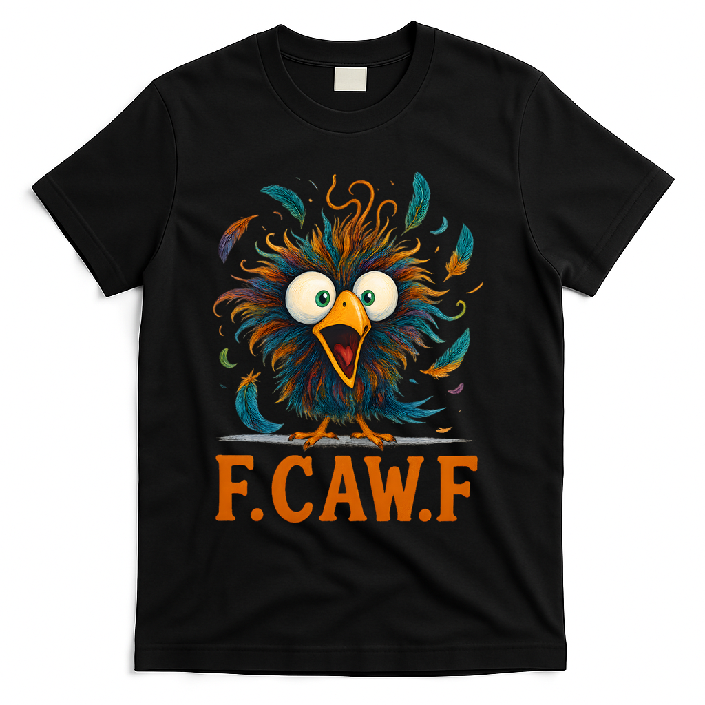 F-Caw-F Funny Rooster Chicken Clucking Meme T-Shirt