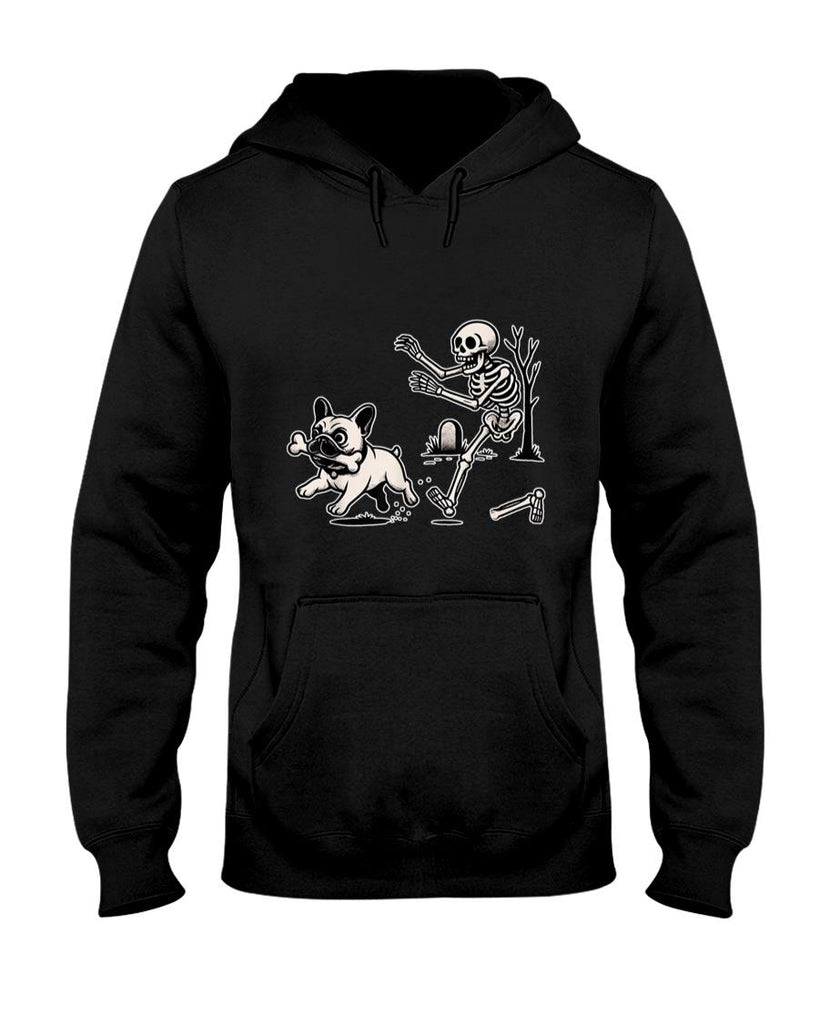Pet Mom Halloween Shirt - Funny Halloween French Bulldog Skeleton Spooky Season T-Shirt
